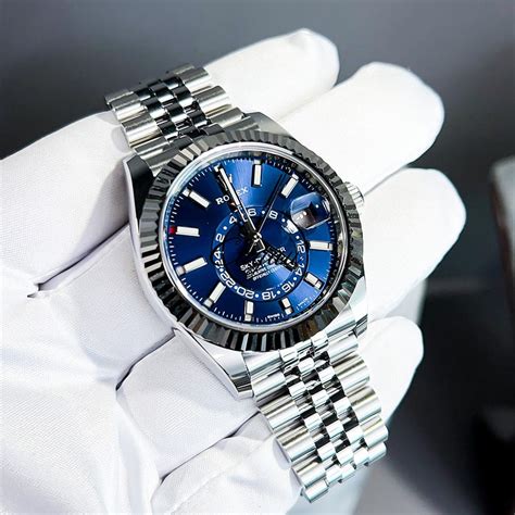 rolex skydweller thickness|sky dweller rolex blue.